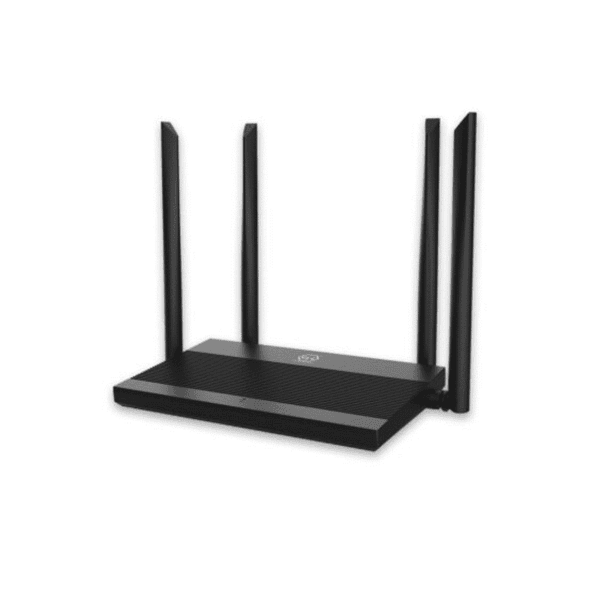 ALPHA AC3 – GLC ROUTER AC1200MBPS, 4X5DBI ANTENA FIJA, 1X PUERTO 10/100MBPS WAN, 3X PUERTOS 10/100MBPS LAN.