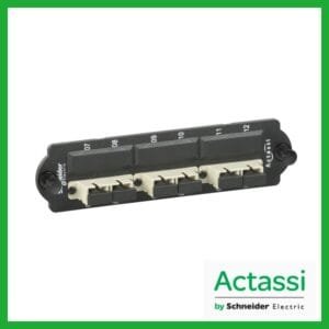 ACTFM1UF2SC3PMM - ACTASSI SCHNEIDER - FRENTE HD PANEL BANDJ 3 ADAPTADORES SC DX MM  ACTFM1U