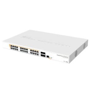 CRS328-24P-4S+RM   MIKROTIK SWITCH 24ETH GB POE DE 500W + 4 PTOS SFP+10GB