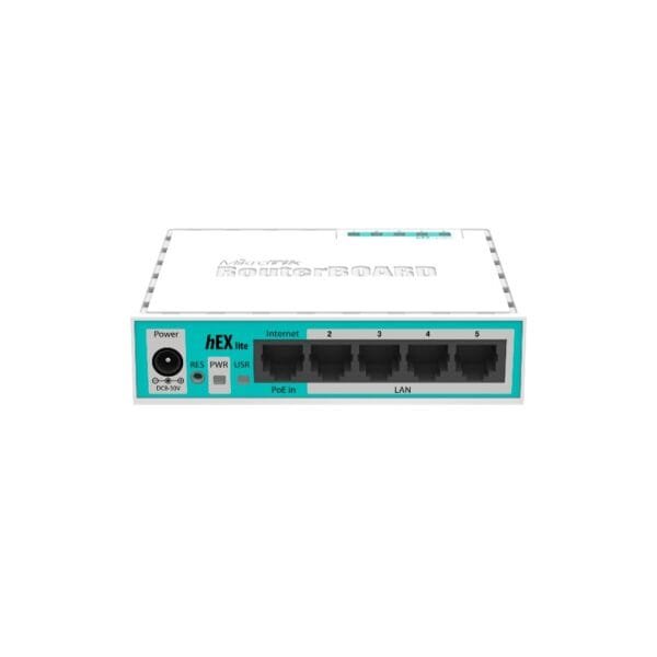 RB750r2 MIKROTIK (HEX LITE) ROUTERBOARD, 5 PUERTOS FAST ETHERNET