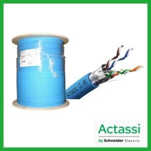 VDICC68X218 - ACTASSI SCHNEIDER - CABLE LAN F/FTP 4P CAT6A LSFRZH BOBINA DE 500M AZ