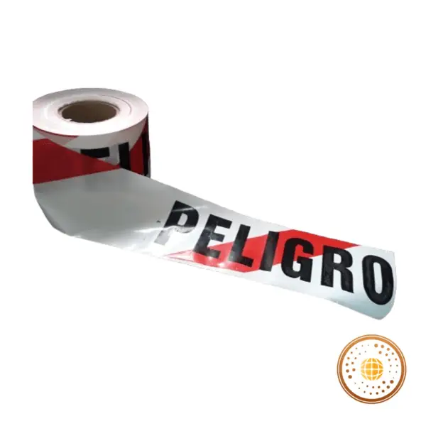 CINTA PELIGRO BLANCA Y ROJA